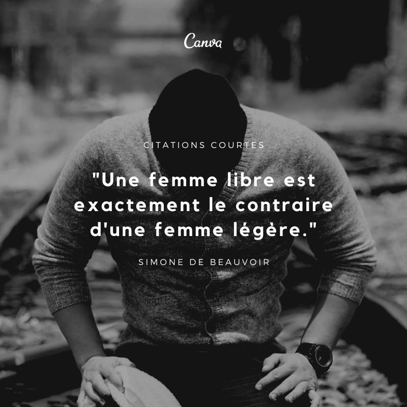 "Une femme libre est exactement le contraire d'une femme légère."